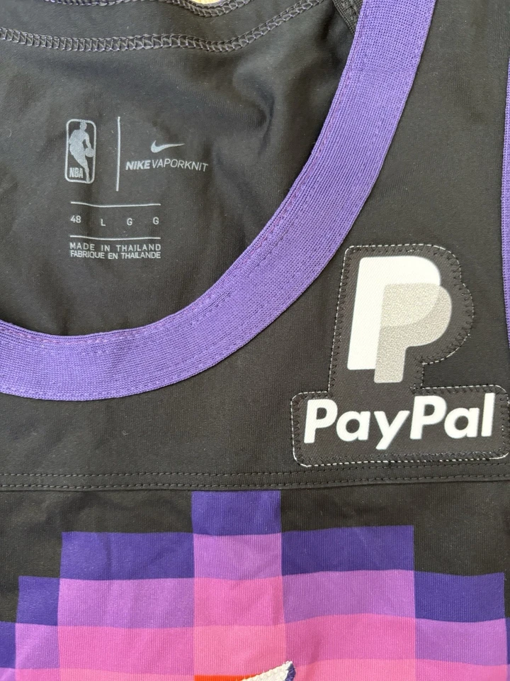 Camiseta Chris Paul usada en juegos de Phoenix Suns Valley LOA de origen personal Foto 2 de 4