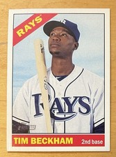 Tim Beckham 2015 Topps Heritage #576 Tampa Bay Devil Rays Mint