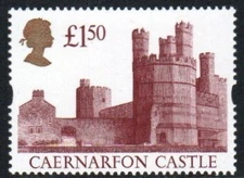 Great Britain Stamp 1446  - Caernarfon Castle