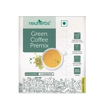Neuherbs Green Coffee Premix - Coffee Beans Extract - Lemon - 30 Sachet