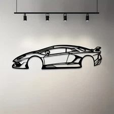 Car Metal Wall Art Decor Wall Hanging for Home Garden Living Room Bedroom