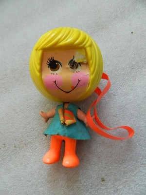 Vintage Mattel ''TALK UPS'' SPRECHENDE PUPPE.1971.Retro Kinderspielzeug.''ERSATZTEILE oder REPARATUR''.
