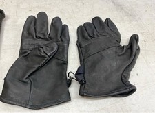 USGI D3A Black Leather Light Duty Gloves Size 2 Military Issue Cattlehide