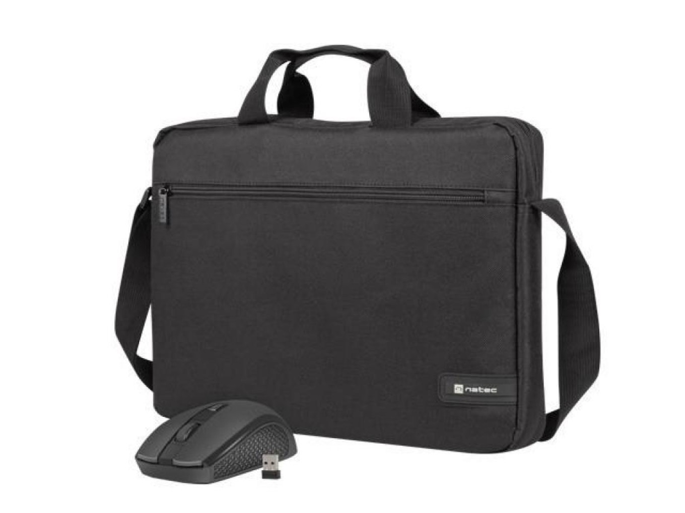 Genesis Laptoptasche Wallaroo 2 15,6" Schwarz Mit Drahtloser Maus Schwarz (15.60", Universal), Notebooktasche, Schwarz - Image 2