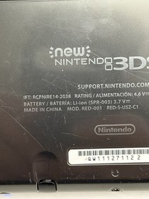 NEW NINTENDO 3DS XL RED-001, CONSOLE & CHARGER ONLY , TESTED & EXCELLENT !!!