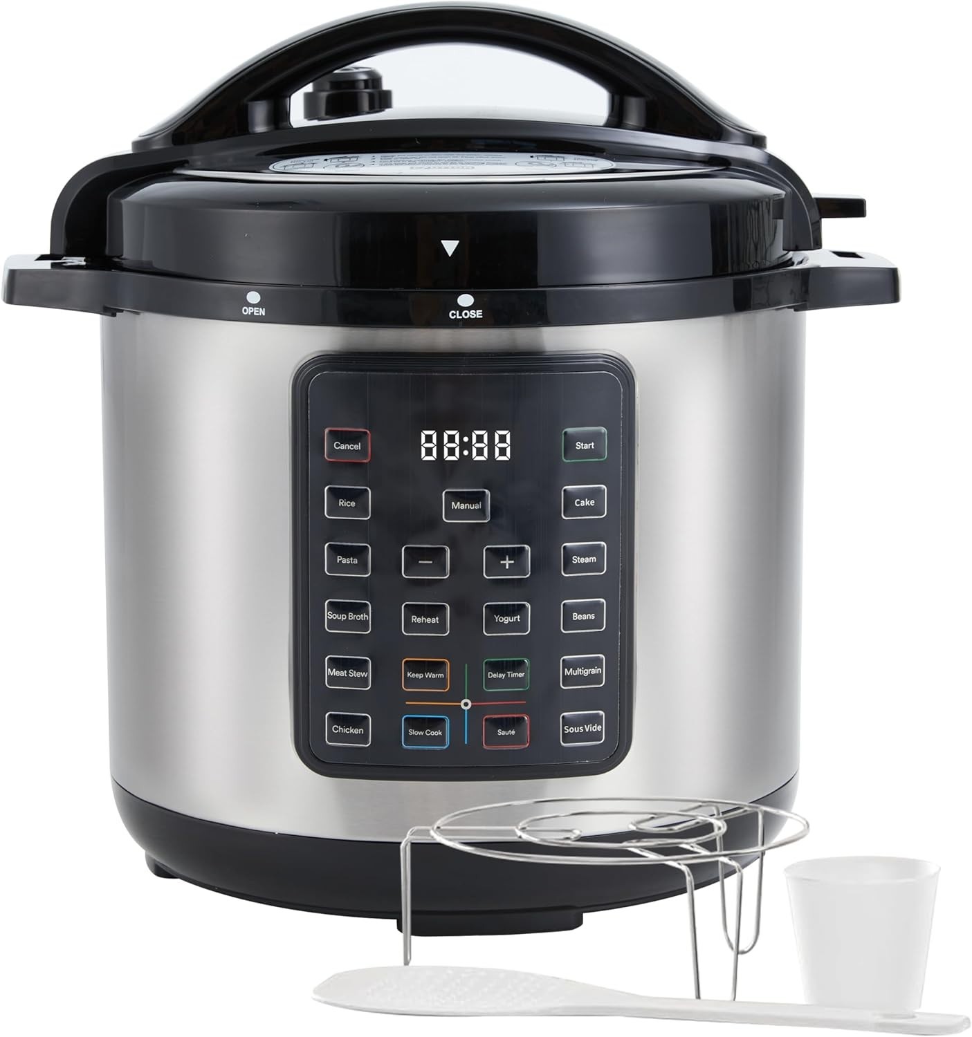 8 Quart Multi-function Steamer Stainless Steel