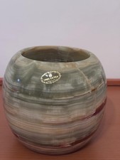 Antico Vaso in Onice made in Italy anni 70 13x15