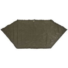 Genuine Austrian Army Tarp Half Tent Sheet Shelter Tarpaulin With Pegs and Poles
