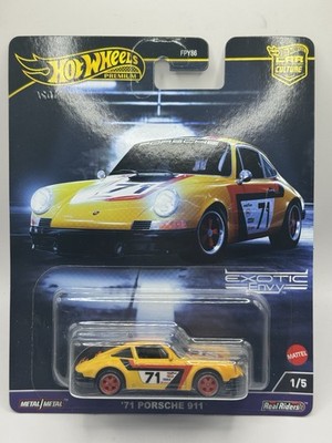 Hot Wheels Premium Car Culture Exotic Envy 71 Porsche 911 - 1:64 Diecast Car