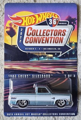 Hot Wheels 1983 Chevy Silverado 36th Annual Collectors Convention 2022 LA 