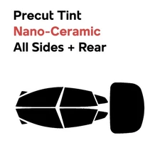 Precut Window Film Automotive Nano Ceramic DIY Tint for Tesla Model S 2022-2026