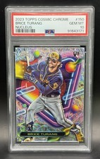 2023 Topps Cosmic Chrome Brice Turang NUCLEUS RC #150 PSA 10 LOW POP! 