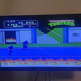 NES Teenage Mutant Ninja Turtles 1 & 2 TMNT Nintendo Classic Video Games Tested