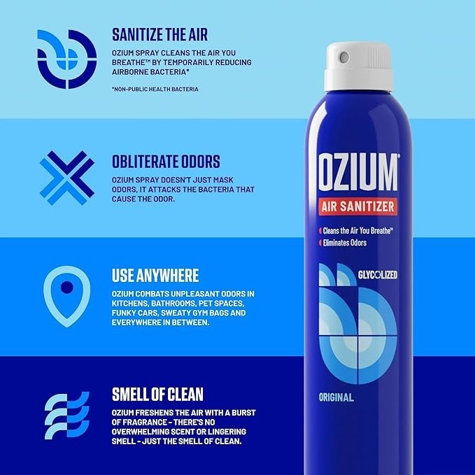Ozium Air Freshener Dispenser, Original - 8oz
