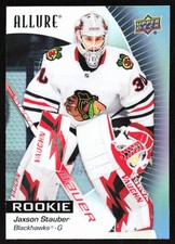 2023-24 Upper Deck Allure Black Rainbow Jaxson Stauber Rookie Chicago Blackhawks