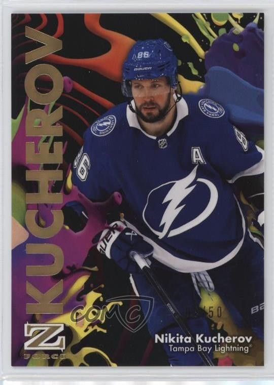2024-25 Skybox Metal Universe Z-Force Super Rave 25/50 Nikita Kucherov #43 2d8