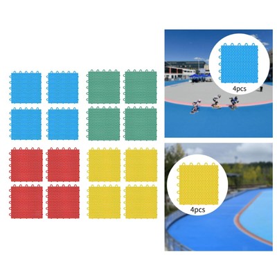 4x Dryland Ice Tiles Eishockey-Trainingsbrett für Rollschuhball