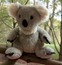Build a Bear Workshop Koala Bear Plus Gray Retired Kuddly 10" Seated Stuffed BAB