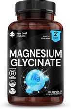 Magnesium Glycinate Supplements - 1040mg of Magnesium - 120 High Strength Capsul 0.11 per thousand milligrams