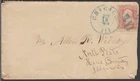 ✔️ USA RARE COVER 1884.