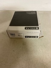 Delta 78960-BL Tetra Matte Black Tank Lever, Left/Right/Front Mount Options