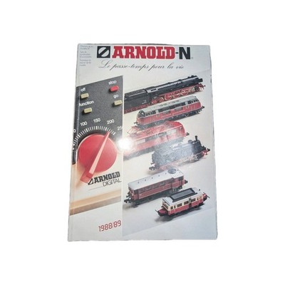 Arnold N Scale Trains Book Magazine In French W/ Paper Insert 1988/89