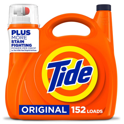 Tide Liquid Laundry Detergent Original Scent 152 Loads 170 oz Stain Fighting New