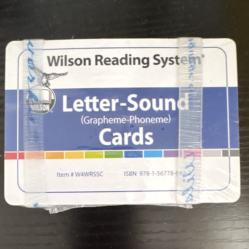 Wilson Reading System Letter-Sound Cards NEW in package 