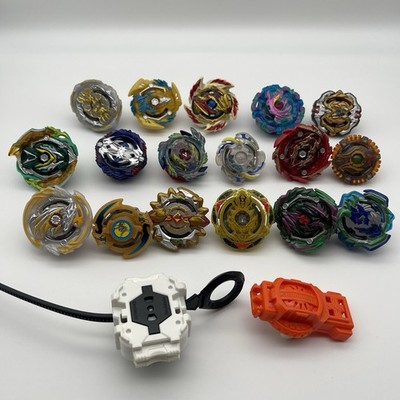 Beyblade Burst Lot Of 17 Takara Tomy Hasbro Mixed Beyblades