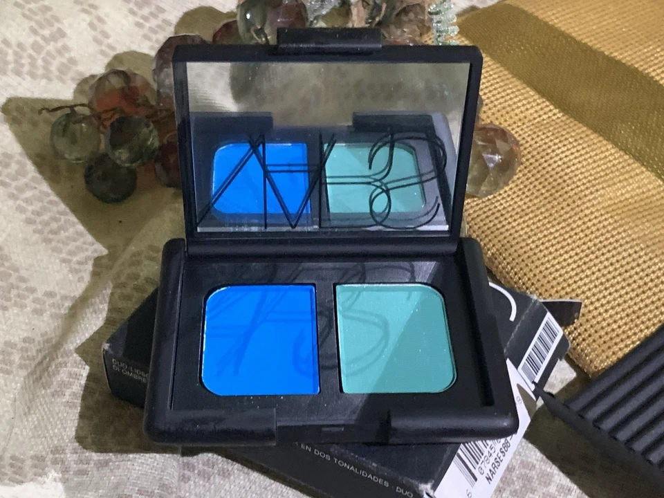NARS Eye Shadow Duo Mad Mad World Blue/ Aqua 0.11 oz NIB - Image 2 of 4