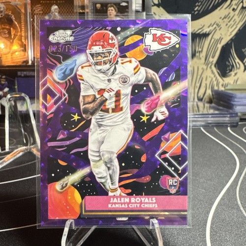 Topps 2025 Cosmic Chrome Rookies Jalen Royals Chiefs #151 Purple Nebula /150