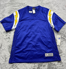 Los Angeles Chargers Jersey Womans Medium Blue Blank Hall of Fame 1962