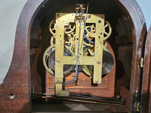 !FUNZIONANTE! Orologio a mantello meccanico Sessioni 8 giorni n. 8606 - Foto 13 di 15