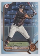 2022 Bowman Prospects Sky Blue Border /499 Diego Velasquez #BP-110 01v6