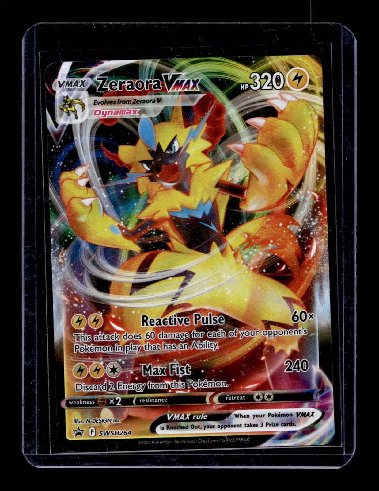 Pokemon Zeraora VMAX - SWSH264 - SWSH: Sword & Shield Promo Cards (SWSD)