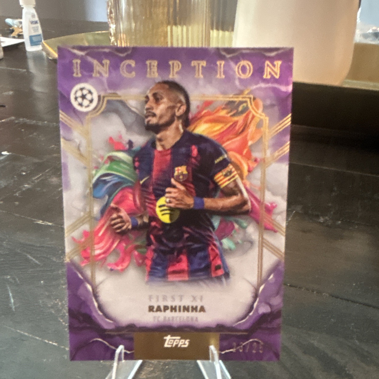 Topps Inception UEFA Champions League First XI Raphinha FC Barcelona 23 ...