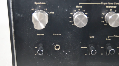 アンプ SANSUI AU-5900 Sansui AU-5900 Stereo Integrated Amplifier Vintage AC100V Working