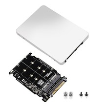 2X M.2 SSD To U.2 Adapter 2In1 M.2 NVMe And -Bus NGFF SSD To PCI-E U.22477