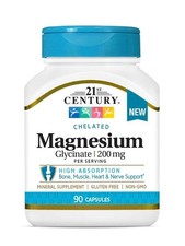 21st Century Magnesium Glycinate 90 Capsules
