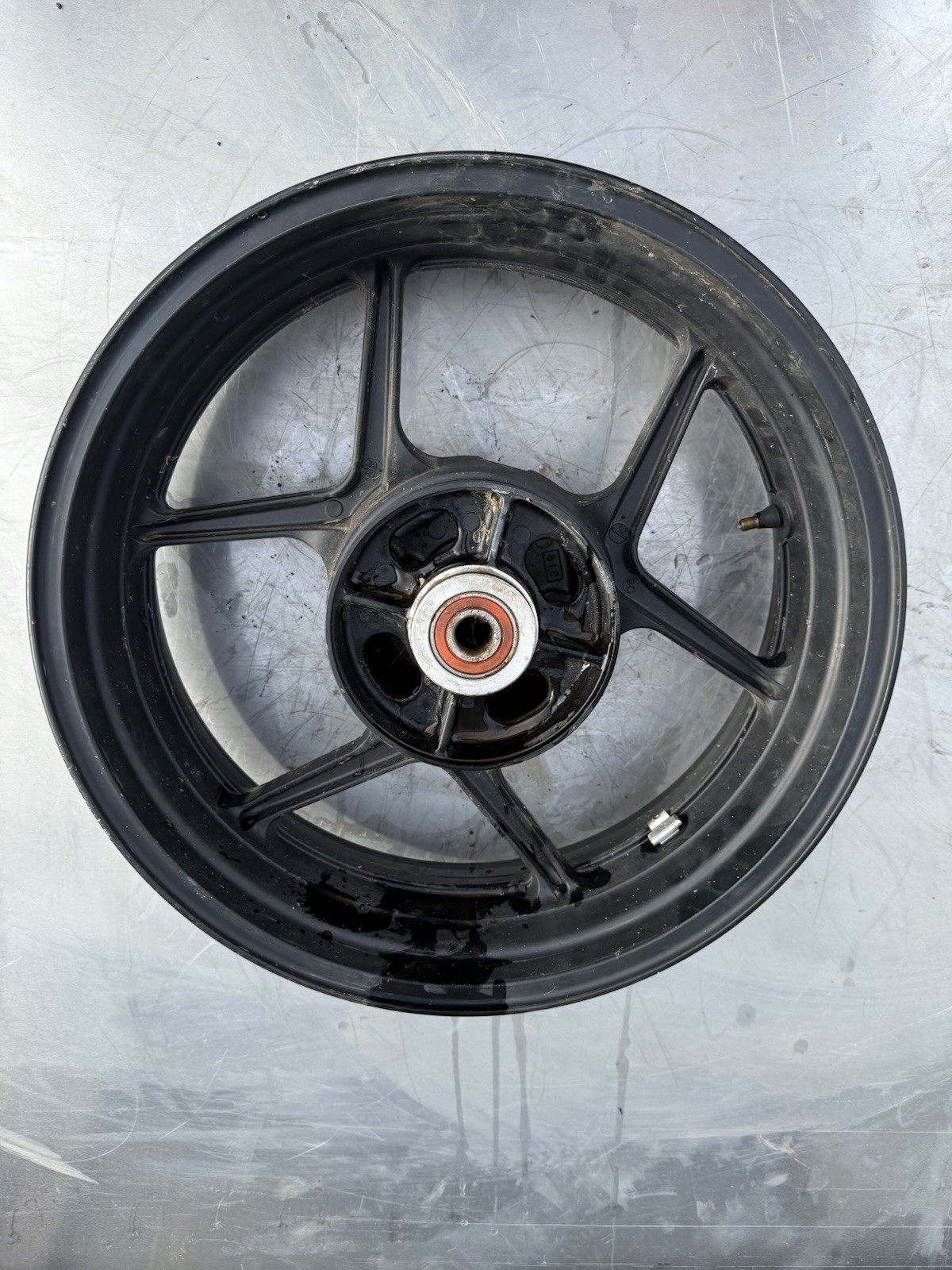 Kawasaki Z750 Z 750 Rear Mag Rim Wheel Enkei Oem Genuine Original 2008 Tyre Hub