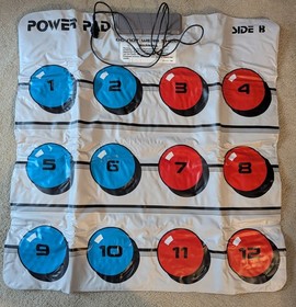 NINTENDO NES POWER PAD WITH BOX AS IS UNTESTED Powerpad Nintendo 