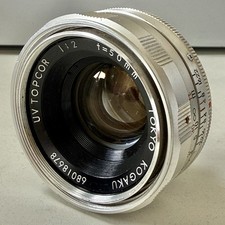 Tokyo Kogaku UV Topcor 50mm f/2 Lens from JAPAN
