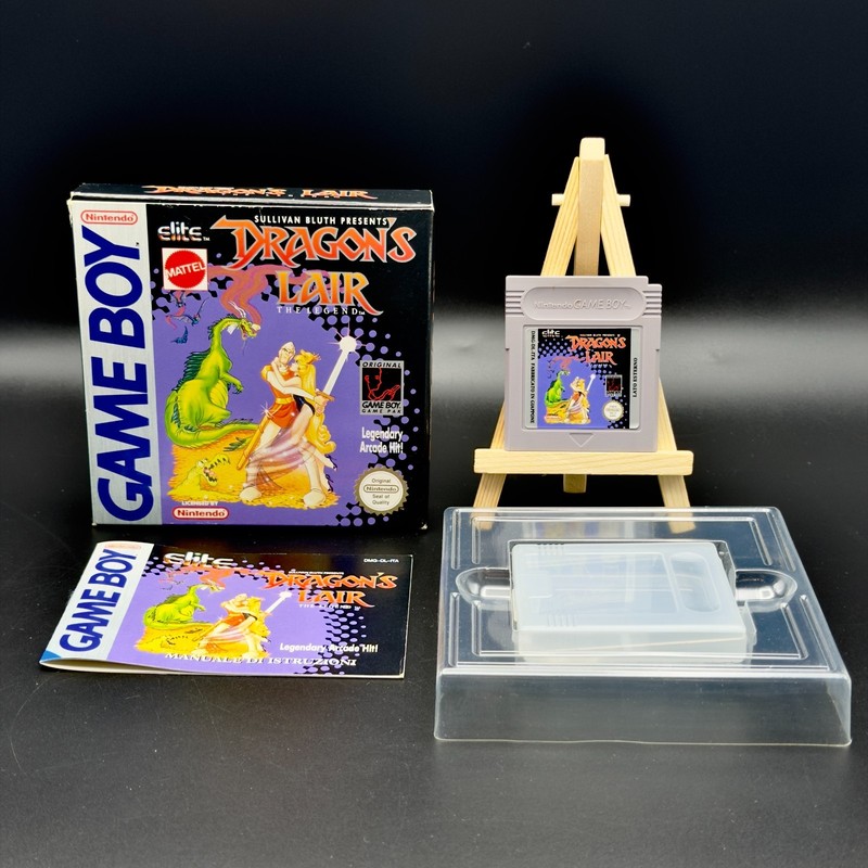 DRAGON'S LAIR THE LEGEND NINTENDO GAME BOY PAL ITA MATTEL ITALIAN COMPLETE CIB