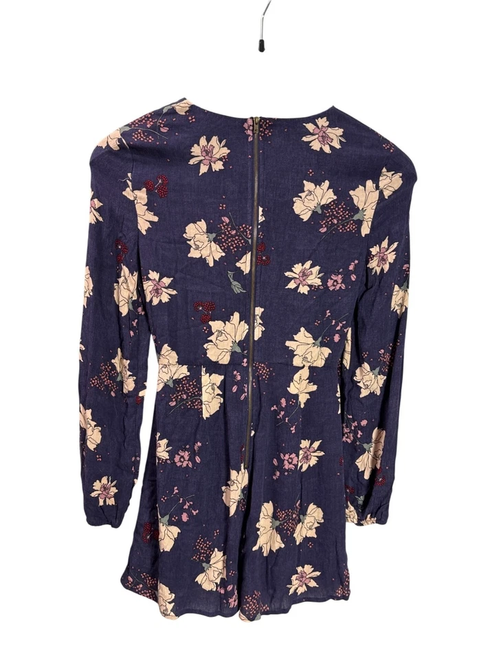 Mameluco Love Fire Floral Manga Larga Con Cordones Multicolor Talla S Forrado Foto 2 de 4