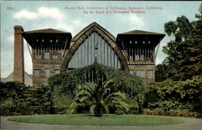Berkeley California CA Hearst Hall University c1910 Vintage Postcard