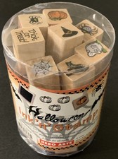 Hero Arts Halloween Ink n Stamp Rubber Stamp - Complete