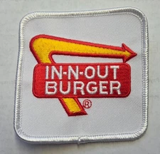 In-n-Out Burger (embroidered iron/sew on patch)