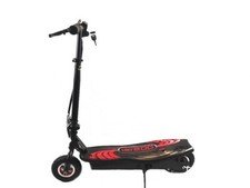 MONOPATTINO ELETTRICO 250W PIEGHEVOLE NERO E ROSSO PER BAMBINI RAGAZZI 7 ANNI +