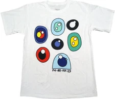 N.E.R.D. Band Cotton White Shirt Unisex Concert S to 5XL CM307