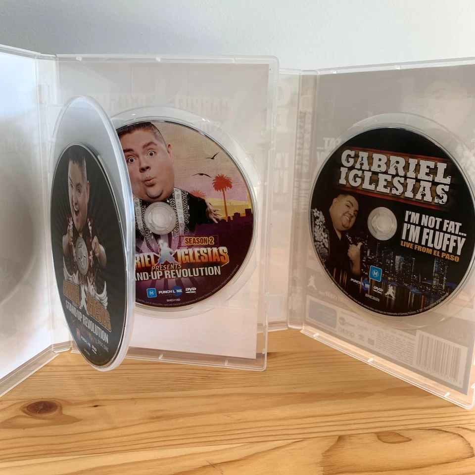 Gabriel Iglesias Stand Up Revolution Seasons 1 & 2 + I'm Not Fat I'm Fluffy VGC - Image 3 of 4
